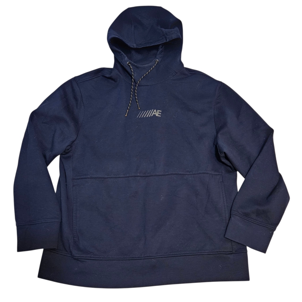 American Eagle Outfitters Men's Dark Blue Hoodie